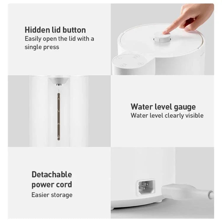 زجاجة ترمس كهربائية ذكية أصلية من Xiaomi Mijia بسعة 5L وقوة 1600W، قابس CN، زجاجة ترمس كهربائية بسعة 5L
