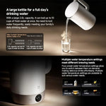 غلاية كهربائية أصلية من Xiaomi Mijia بسعة 2.0L وقوة 1800W مع درجة حرارة ثابتة 3 Pro، قابس CN