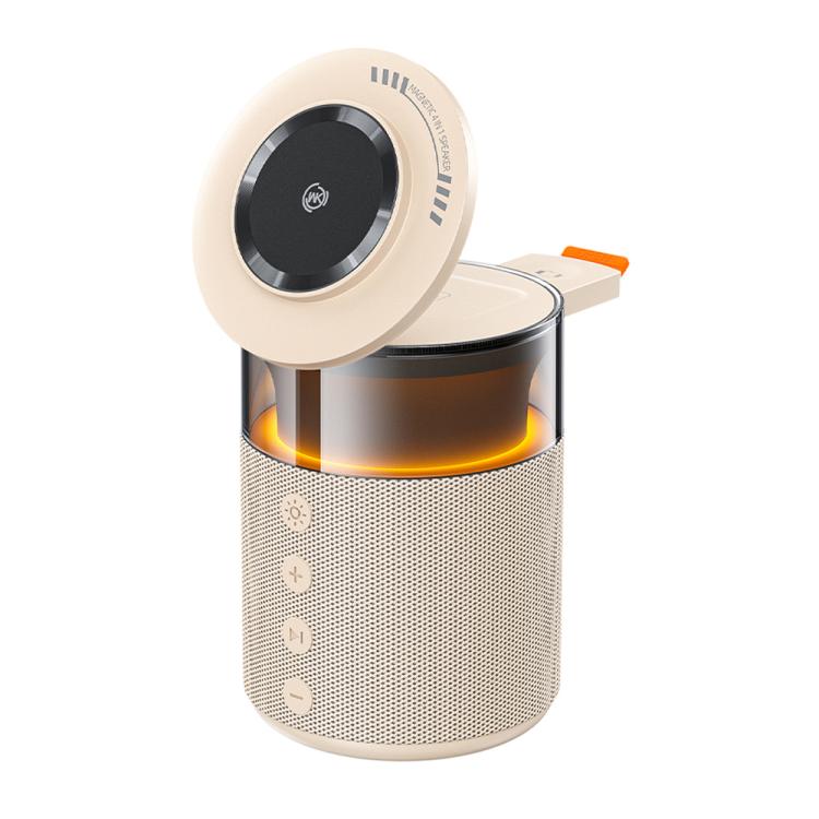 WK WP-U179 Qisone 5 in 1 15W Wireless Charging Bluetooth Speaker with Night Light