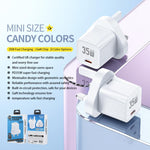 شاحن سريع WK WP-U13 Cinsuy Speed PD35W Type-C، قابس الاتحاد الأوروبي، قابس المملكة المتحدة