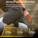 ساعة رياضية ذكية للرجال من NORTH EDGE MARS 5 تدعم مراقبة معدل ضربات القلب / الأكسجين في الدم للخارجية