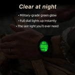 NORTH EDGE TERRAX Outdoor Luminous Waterproof Men Multifunctional Nylon Strap Sports Watch