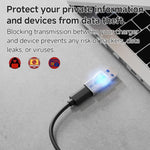 USB Charging Data Protection Blocker, USB-A Female to USB-A Male, Type-C Male to USB-A Female, Type-C Male to Type-C Female, Type-C Male to USB-A Male