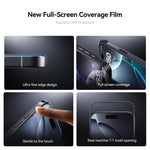 فيلم زجاج مقسى صلب مضاد للخدش بدقة HD بشاشة كاملة 2.5D من سلسلة JOYROOM Knight، لهواتف iPhone 17 Pro Max، iPhone 17 Pro، iPhone 17، iPhone Air، iPhone 16 Pro Max، iPhone 16 Pro، iPhone 16 Plus، iPhone 16