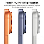 فيلم حلقة عدسة كاميرا معدنية مطفية كاملة التغطية من XDcase Armor، لهواتف iPhone 17 Pro Max، iPhone 17 Pro