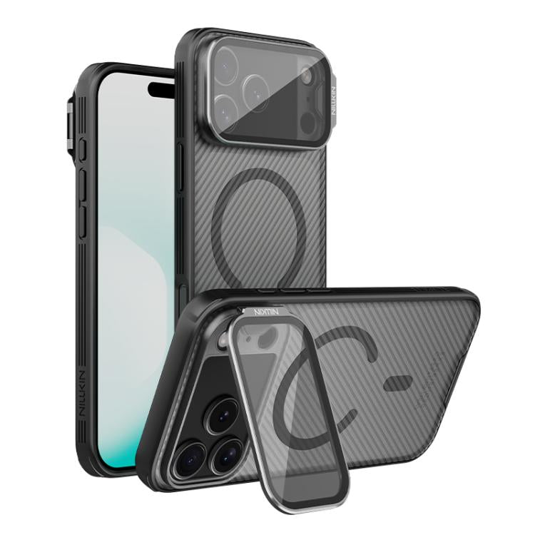 غطاء هاتف شفاف بملمس Prop Shield كاميرا مع مغناطيس MagSafe من NILLKIN، لهواتف iPhone 17 Pro Max و iPhone 17 Pro