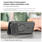 غطاء هاتف شفاف بملمس Prop Shield كاميرا مع مغناطيس MagSafe من NILLKIN، لهواتف iPhone 17 Pro Max و iPhone 17 Pro