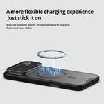 غطاء هاتف شفاف بملمس Prop Shield كاميرا مع مغناطيس MagSafe من NILLKIN، لهواتف iPhone 17 Pro Max و iPhone 17 Pro