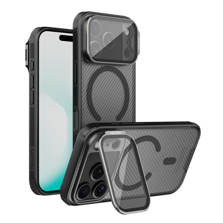 غطاء هاتف شفاف بملمس Prop Shield كاميرا مع مغناطيس MagSafe من NILLKIN، لهواتف iPhone 17 Pro Max و iPhone 17 Pro