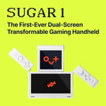 جهاز ألعاب محمول بشاشتين Sugar 1 من ONE-NETBOOK، أندرويد 14، سناب دراجون G3 الجيل الثالث، 16 جيجابايت + 512 جيجابايت