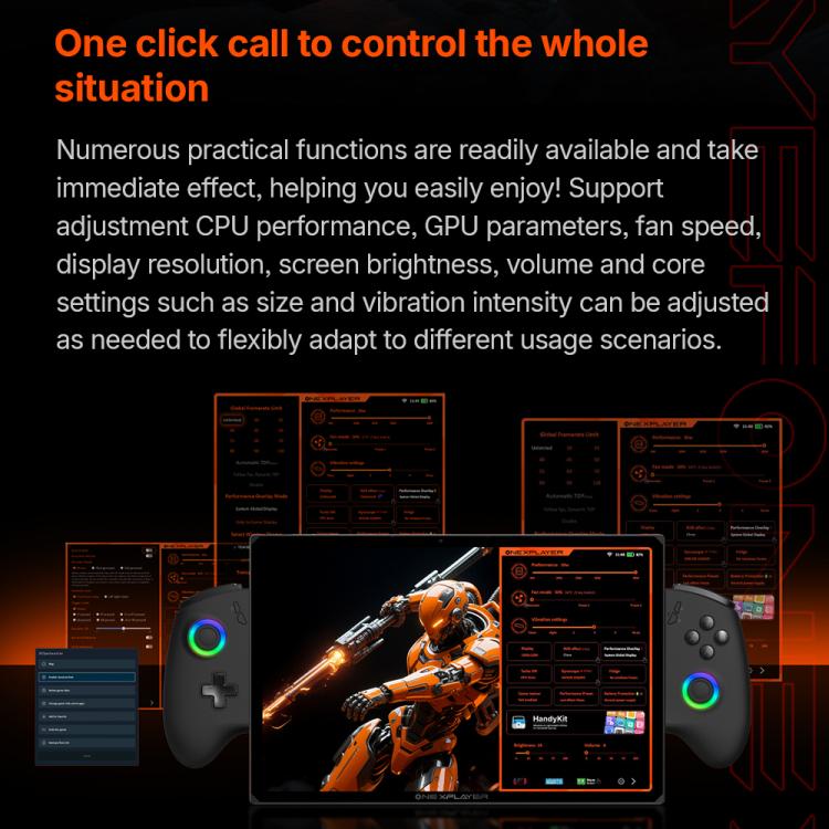 جهاز ألعاب محمول OneXPlayer X1 Air بشاشة 10.95 بوصة من ONE-NETBOOK، ويندوز 11، إنتل كور ألترا 5 228V، 32 جيجابايت + 512 جيجابايت، 32 جيجابايت + 1 تيرابايت