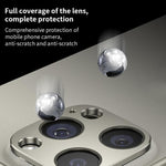 XDcase Titanium Alloy Hollow Camera Lens Protector, For iPhone 15 / 15 Plus