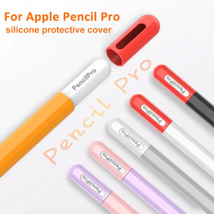 غطاء واقي من السيليكون بلون متباين لقلم Stylus من XDcase، لأقلام Apple Pencil Pro / 2، Apple Pencil Pro / 2 / 1، Apple Pencil USB-C / 3
