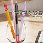 غطاء واقي من السيليكون بلون متباين لقلم Stylus من XDcase، لأقلام Apple Pencil Pro / 2، Apple Pencil Pro / 2 / 1، Apple Pencil USB-C / 3