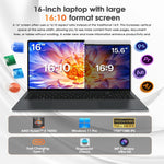 حاسوب محمول GXMO T160 16 بوصة، ويندوز 11، 16GB+512GB، معالج AMD Ryzen 5 7430U سداسي النواة، قابس الاتحاد الأوروبي، قابس الولايات المتحدة، قابس المملكة المتحدة، قابس أستراليا