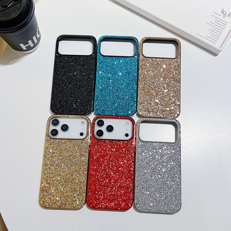 غطاء هاتف من TPU مقاوم للصدمات مع مسحوق لامع، لهواتف iPhone 17 Pro Max و iPhone 17 Pro و iPhone 17 و iPhone Air
