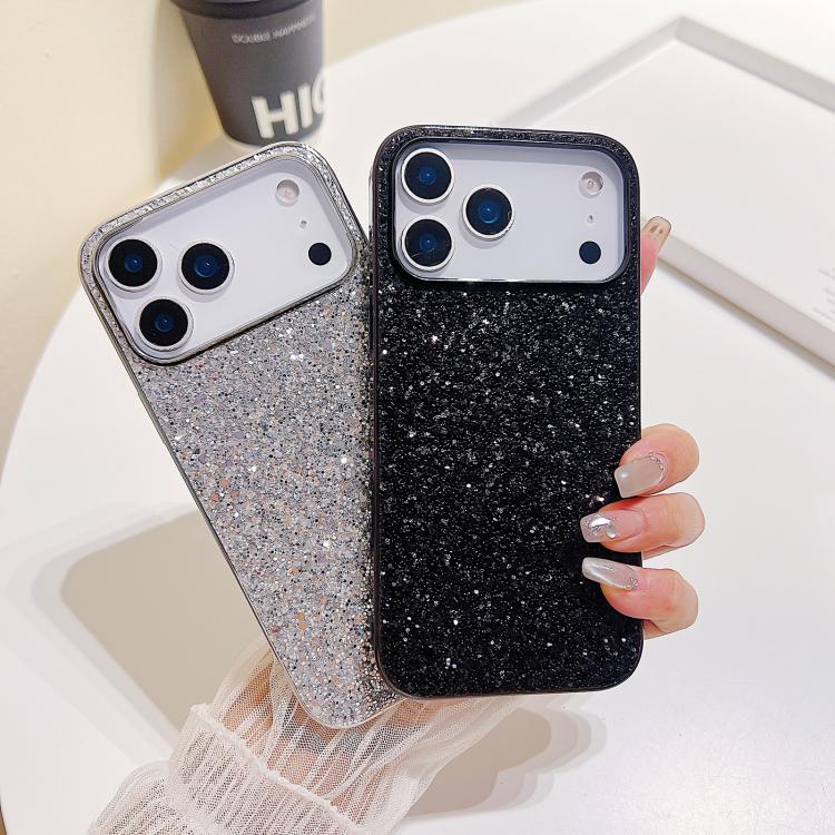 غطاء هاتف من TPU مقاوم للصدمات مع مسحوق لامع، لهواتف iPhone 17 Pro Max و iPhone 17 Pro و iPhone 17 و iPhone Air