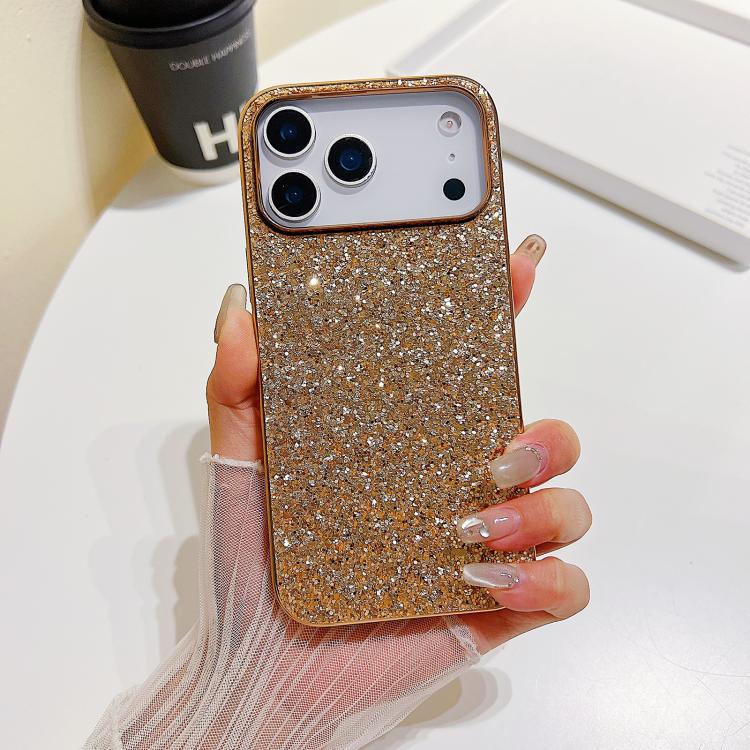 غطاء هاتف من TPU مقاوم للصدمات مع مسحوق لامع، لهواتف iPhone 17 Pro Max و iPhone 17 Pro و iPhone 17 و iPhone Air