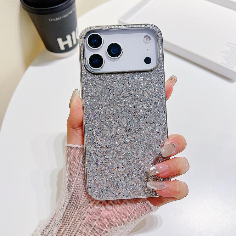 غطاء هاتف من TPU مقاوم للصدمات مع مسحوق لامع، لهواتف iPhone 17 Pro Max و iPhone 17 Pro و iPhone 17 و iPhone Air
