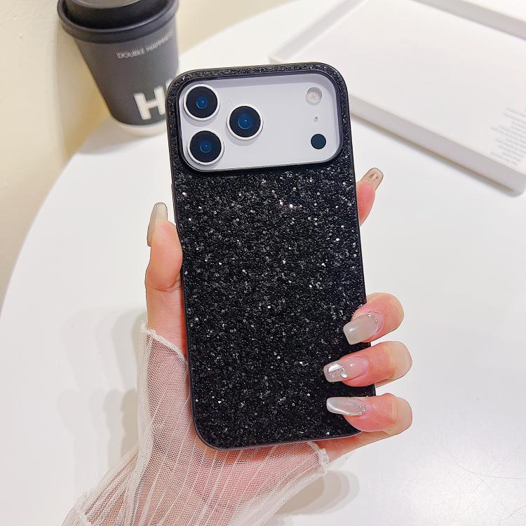 غطاء هاتف من TPU مقاوم للصدمات مع مسحوق لامع، لهواتف iPhone 17 Pro Max و iPhone 17 Pro و iPhone 17 و iPhone Air