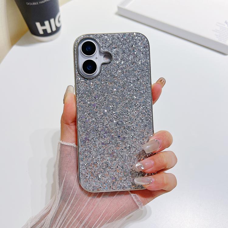 غطاء هاتف من TPU مقاوم للصدمات مع مسحوق لامع، لهواتف iPhone 17 Pro Max و iPhone 17 Pro و iPhone 17 و iPhone Air