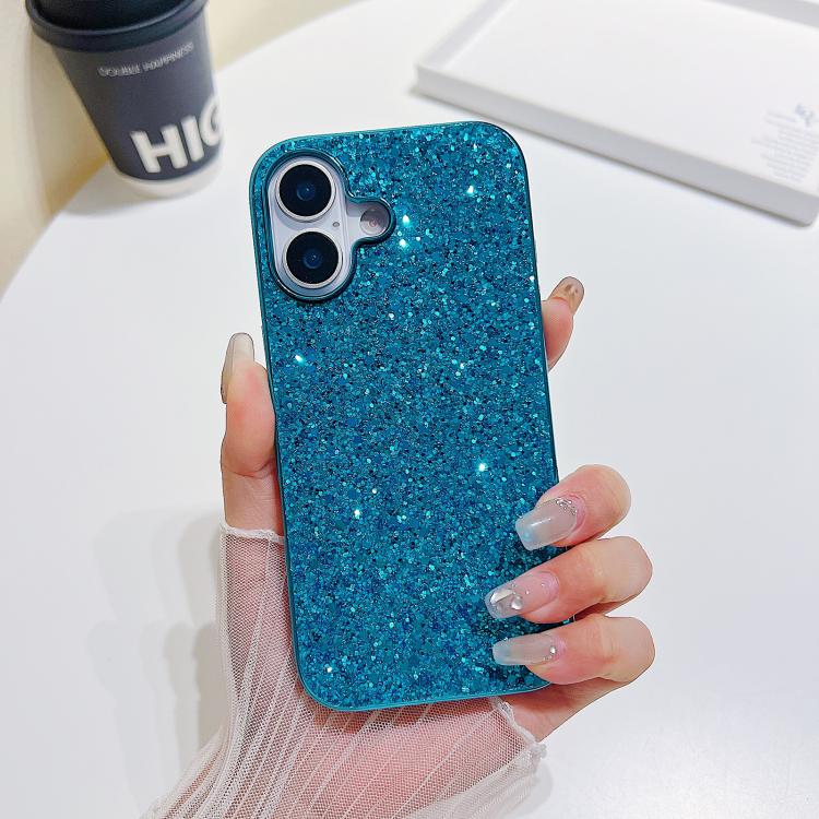 غطاء هاتف من TPU مقاوم للصدمات مع مسحوق لامع، لهواتف iPhone 17 Pro Max و iPhone 17 Pro و iPhone 17 و iPhone Air