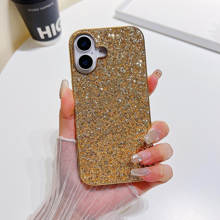 غطاء هاتف من TPU مقاوم للصدمات مع مسحوق لامع، لهواتف iPhone 17 Pro Max و iPhone 17 Pro و iPhone 17 و iPhone Air