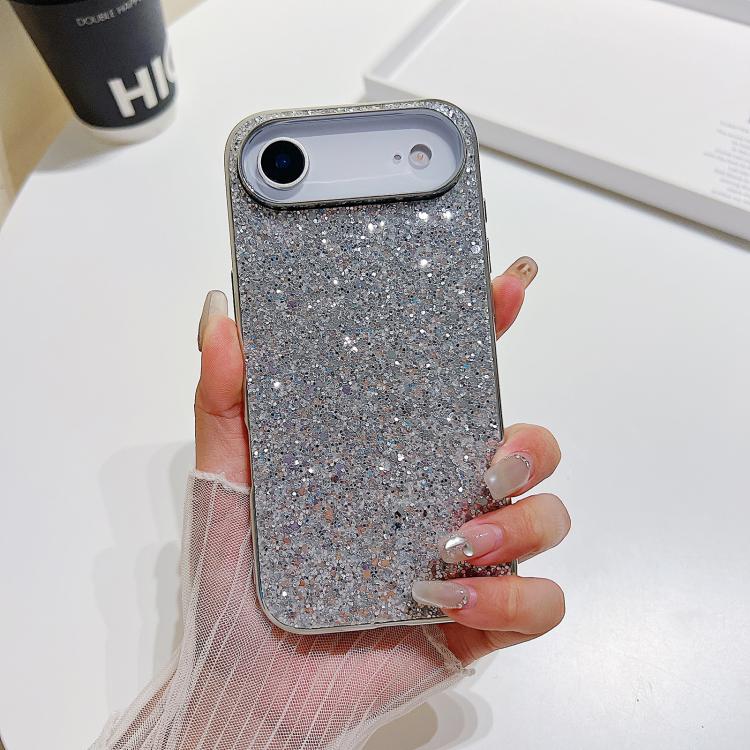 غطاء هاتف من TPU مقاوم للصدمات مع مسحوق لامع، لهواتف iPhone 17 Pro Max و iPhone 17 Pro و iPhone 17 و iPhone Air