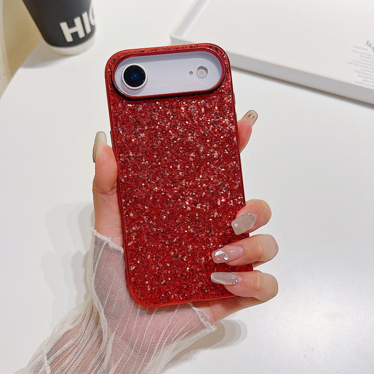 غطاء هاتف من TPU مقاوم للصدمات مع مسحوق لامع، لهواتف iPhone 17 Pro Max و iPhone 17 Pro و iPhone 17 و iPhone Air