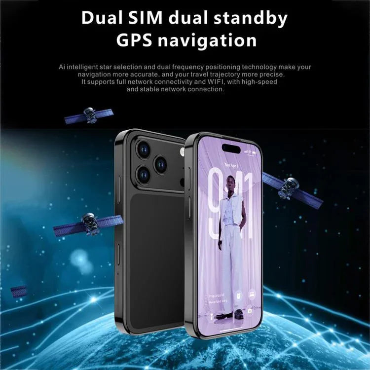 ميلروز S17 برو ميني، 4 جيجابايت + 64 جيجابايت، شاشة 3.75 بوصة، أندرويد 12.0، MTK6765 ثماني النواة، شبكة: 4G، شريحتي اتصال، يدعم جوجل بلاي