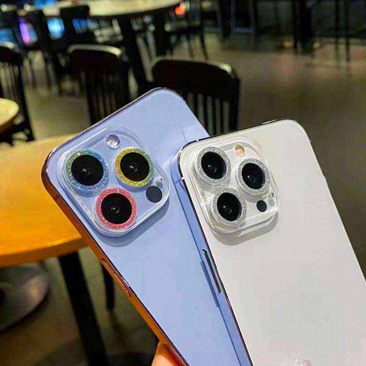 فيلم عدسة كاميرا زجاج مقسى بحلقة لامعة، لهواتف iPhone 17 Pro Max، iPhone 17 Pro