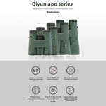 منظار يدوي SKY ROVER Qinyun مقاوم للماء APO، 6x32، 8x42، 10x42، 12x50، 12x56، 15x56