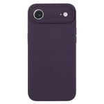 غطاء هاتف من سيليكون سائل نقي بلون موحد ومسامات دقيقة، لهاتف iPhone Air