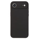 غطاء هاتف من سيليكون سائل نقي بلون موحد ومسامات دقيقة، لهاتف iPhone Air