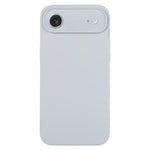 غطاء هاتف من سيليكون سائل نقي بلون موحد ومسامات دقيقة، لهاتف iPhone Air