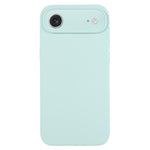 غطاء هاتف من سيليكون سائل نقي بلون موحد ومسامات دقيقة، لهاتف iPhone Air
