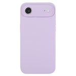 غطاء هاتف من سيليكون سائل نقي بلون موحد ومسامات دقيقة، لهاتف iPhone Air