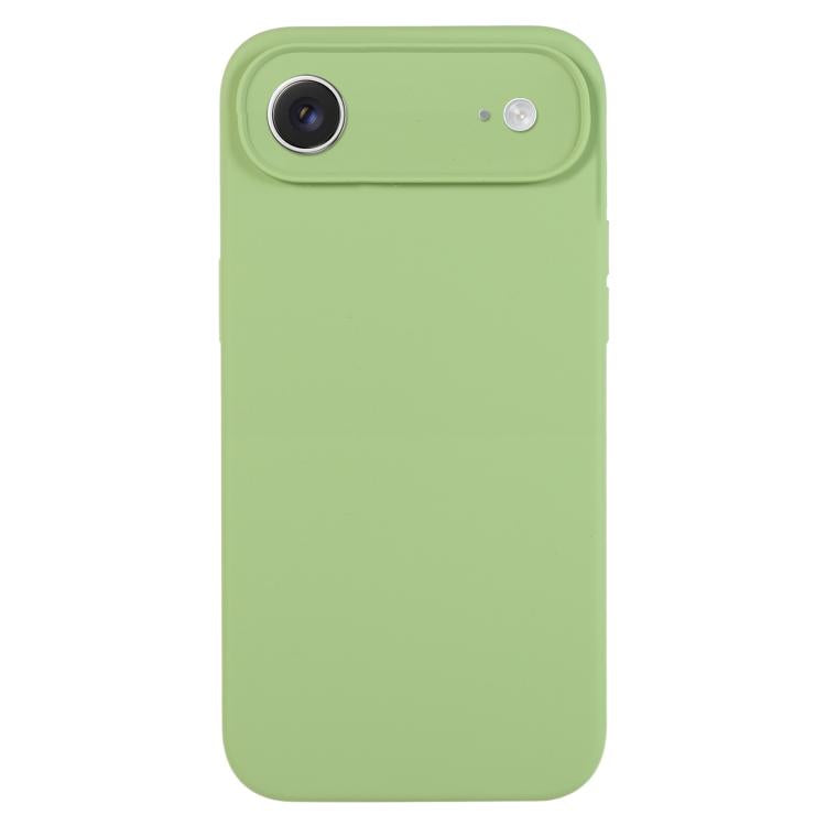 غطاء هاتف من سيليكون سائل نقي بلون موحد ومسامات دقيقة، لهاتف iPhone Air