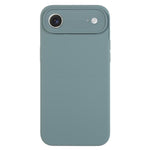 غطاء هاتف من سيليكون سائل نقي بلون موحد ومسامات دقيقة، لهاتف iPhone Air
