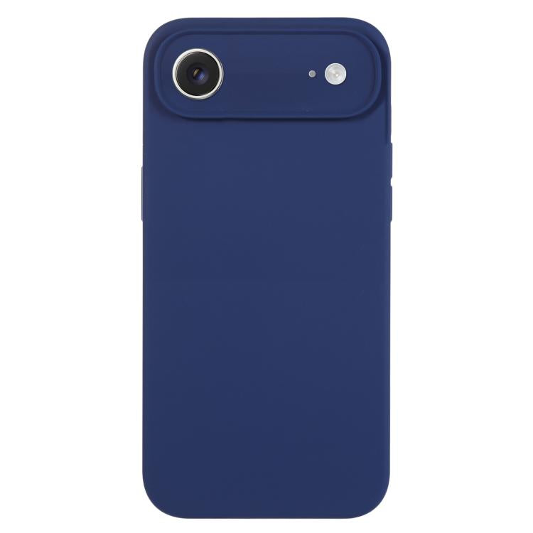 غطاء هاتف من سيليكون سائل نقي بلون موحد ومسامات دقيقة، لهاتف iPhone Air