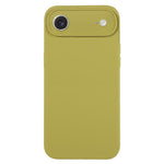 غطاء هاتف من سيليكون سائل نقي بلون موحد ومسامات دقيقة، لهاتف iPhone Air