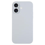 غطاء هاتف من السيليكون السائل بلون نقي مع مسام دقيقة، لهاتف iPhone 17