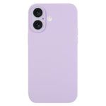 غطاء هاتف من السيليكون السائل بلون نقي مع مسام دقيقة، لهاتف iPhone 17
