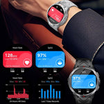 KT88 1.7 inch TFT Screen Outdoor Sports Smart Watch 3ATM Waterproof with Flashlight