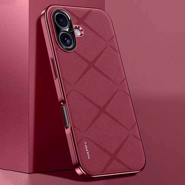 غطاء هاتف من الجلد العادي PC، لهواتف iPhone 17 Pro Max، iPhone 17 Pro، iPhone 17، iPhone Air
