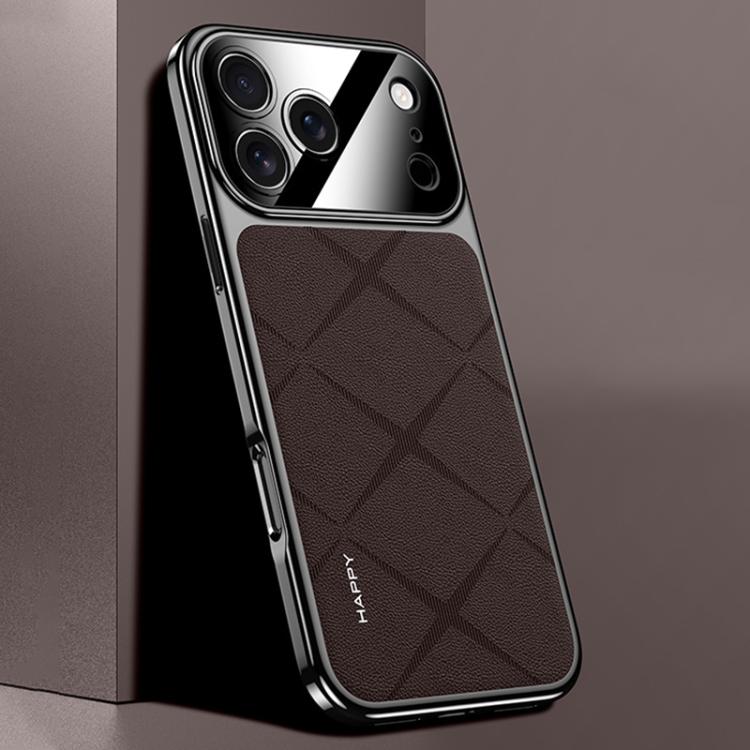 غطاء هاتف من الجلد العادي PC، لهواتف iPhone 17 Pro Max، iPhone 17 Pro، iPhone 17، iPhone Air
