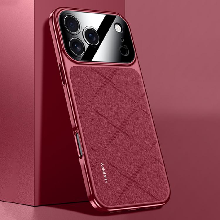 غطاء هاتف من الجلد العادي PC، لهواتف iPhone 17 Pro Max، iPhone 17 Pro، iPhone 17، iPhone Air