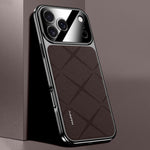 غطاء هاتف من الجلد العادي PC، لهواتف iPhone 17 Pro Max، iPhone 17 Pro، iPhone 17، iPhone Air
