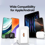 شاحن سريع USB-C / Type-C منفذ واحد USAMS CC325 T69 PD 20 واط، CC325