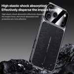 غطاء هاتف من الجلد العادي PC بنقشة تنين السحاب، لهاتف iPhone 14 Pro Max